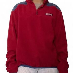 Vineyard Vines Red and Blue Pullover